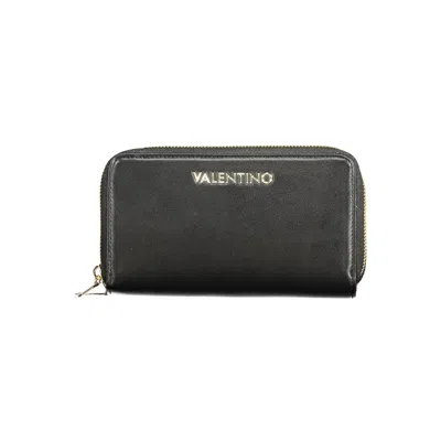 Valentino By Mario Valentino Black Polyurethane Women's Wallet