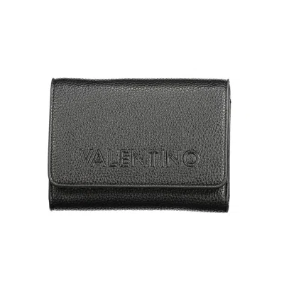 Valentino By Mario Valentino Black Polyurethane Women's Wallet