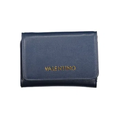 Valentino By Mario Valentino Blu Poliuretano Women Wallet In Blue