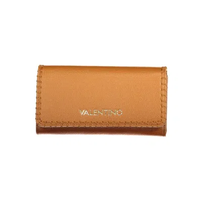 Valentino By Mario Valentino Brown Polyurethane Women's Wallet In Orange