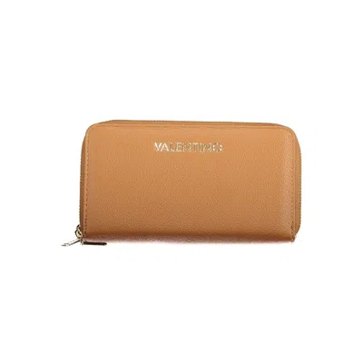 Valentino By Mario Valentino Brown Polyurethane Womens Wallet In Orange