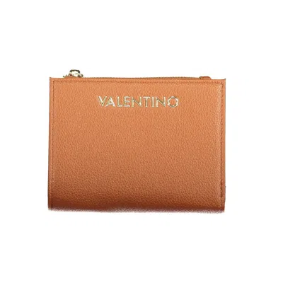Valentino By Mario Valentino Brown Polyurethane Womens Wallet In Orange