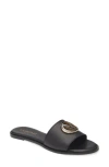 Valentino By Mario Valentino Bugola Slide Sandal In Black