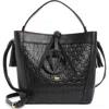 Valentino By Mario Valentino Callie Medallion Shoulder Bag In Black