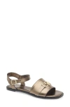 Valentino By Mario Valentino Cecilia Vlogo Sandal In Gold