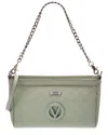 Valentino By Mario Valentino Celia Dollaro Monogram Leather Satchel In Green