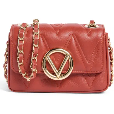 Valentino By Mario Valentino Chu Chu Diamond Quilt Crossbody Bag In Brown