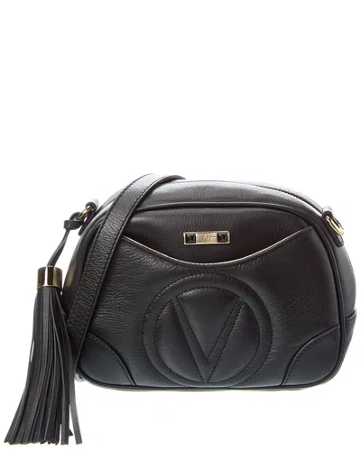 Valentino By Mario Valentino Dalit Signature Leather Crossbody In Black