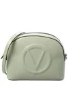 Valentino By Mario Valentino Diana Broderie Leather Crossbody In Green