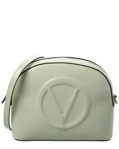 Valentino By Mario Valentino Diana Broderie Leather Crossbody In Green