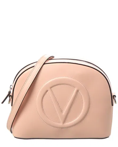 Valentino By Mario Valentino Diana Broderie Leather Crossbody In Pink
