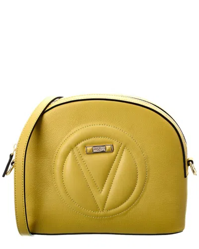 Valentino By Mario Valentino Diana Forever Leather Crossbody In Yellow