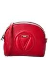 Valentino By Mario Valentino Diana Signature Leather Crossbody In Red