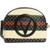 Valentino By Mario Valentino Diana Tresse Crossbody Bag In Black
