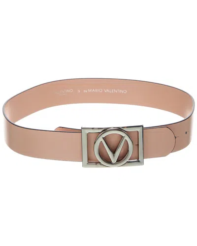 Valentino By Mario Valentino Dolly Leather Belt In Pink