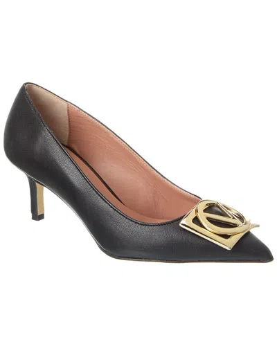 Valentino By Mario Valentino Doria Leather Pump In Black