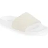 Valentino By Mario Valentino Eros Monogram Slide Sandal In Beige