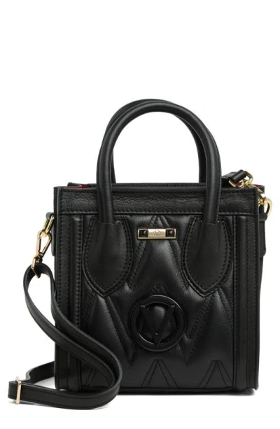 Valentino By Mario Valentino Eva Diamond Quilt Tote Bag In Black