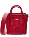 Valentino By Mario Valentino Eva Dollaro Monogram Leather Tote In Red