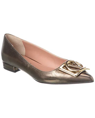VALENTINO BY MARIO VALENTINO VALENTINO BY MARIO VALENTINO FLORA LEATHER FLAT