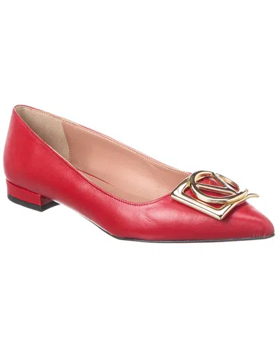 VALENTINO BY MARIO VALENTINO VALENTINO BY MARIO VALENTINO FLORA LEATHER FLAT
