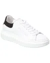 Valentino By Mario Valentino Fresia Stone Leather Sneaker