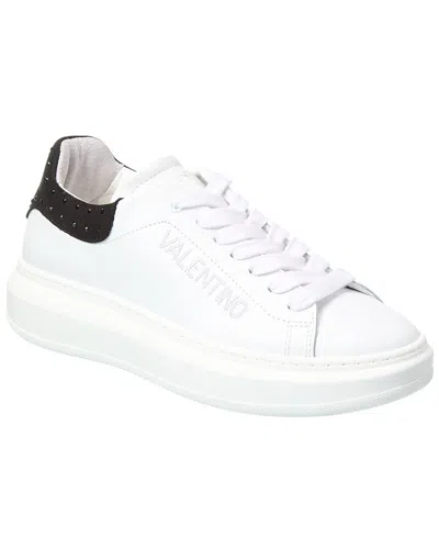 Valentino By Mario Valentino Fresia Stone Leather Sneaker