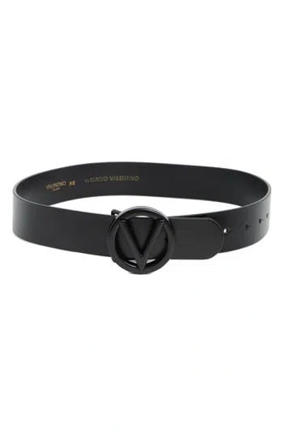 Valentino By Mario Valentino Giusy Tonal Logo Buckle Belt