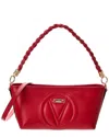Valentino By Mario Valentino Grace Signature Leather Shoulder Bag In Red