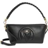 Valentino By Mario Valentino Grace Signature Shoulder Bag In Black