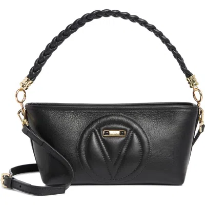 Valentino By Mario Valentino Grace Signature Shoulder Bag In Black