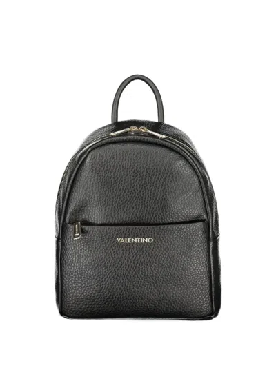 Valentino By Mario Valentino Grained-effect Backpack In Black