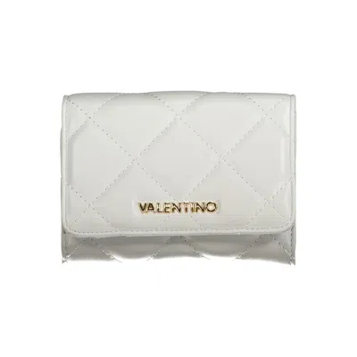 Valentino By Mario Valentino Gray Polyurethane Women's Wallet In White