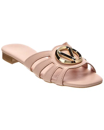 Valentino By Mario Valentino Greta Leather Sandal In Pink