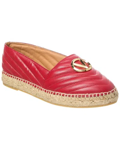 Valentino By Mario Valentino Guendalina Leather Espadrille
