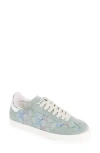 Valentino By Mario Valentino Guiditta Leather Sneaker In Grey