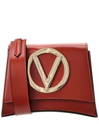 Valentino By Mario Valentino Honey Forever Leather Shoulder Bag In Red