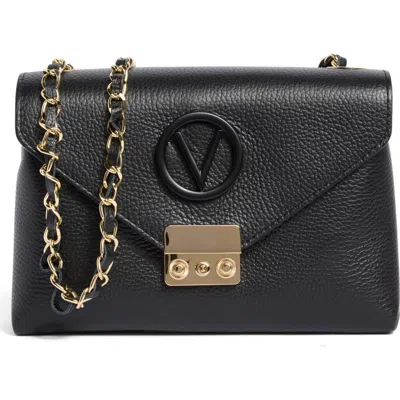 Valentino By Mario Valentino Isabelle Dollaro Crossbody Bag In Black