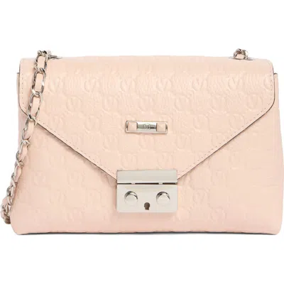 Valentino By Mario Valentino Isabelle Dollaro Monogram Crossbody Bag In Pale Rose