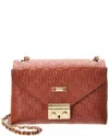 Valentino By Mario Valentino Isabelle Dollaro Monogram Leather Crossbody
