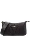 Valentino By Mario Valentino Jeanette Rock Leather Shoulder Bag