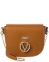 Valentino By Mario Valentino Josette Bonbonniere Leather Crossbody In Brown