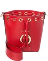 Valentino By Mario Valentino Jules Bonbonniere Leather Bucket Bag