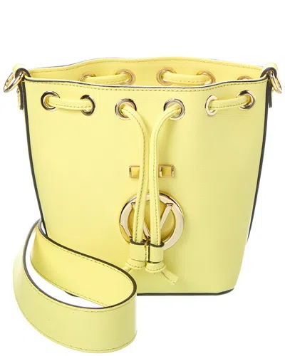 Valentino By Mario Valentino Jules Bonbonniere Leather Bucket Bag