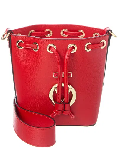 Valentino By Mario Valentino Jules Bonbonniere Leather Bucket Bag