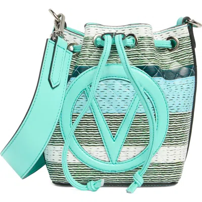 Valentino By Mario Valentino Jules Tresse Leather Bucket Bag