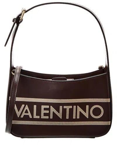 Valentino By Mario Valentino Kai Lavoro Leather Crossbody In Brown