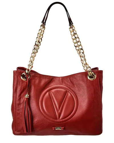 Valentino By Mario Valentino Kai Lavoro Leather Crossbody In Red