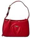 Valentino By Mario Valentino Kai Signature Leather Crossbody In Red
