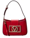 Valentino By Mario Valentino Kai Super V Leather Crossbody In Red